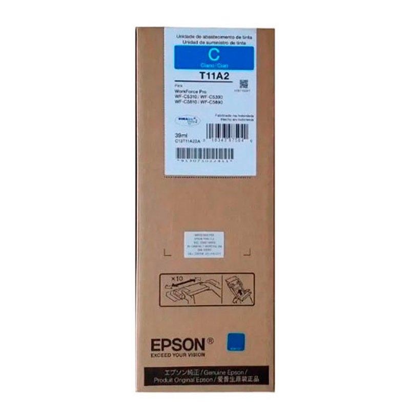 Tinta  modelo t11a220-al cyan wf-c5890 5k pag