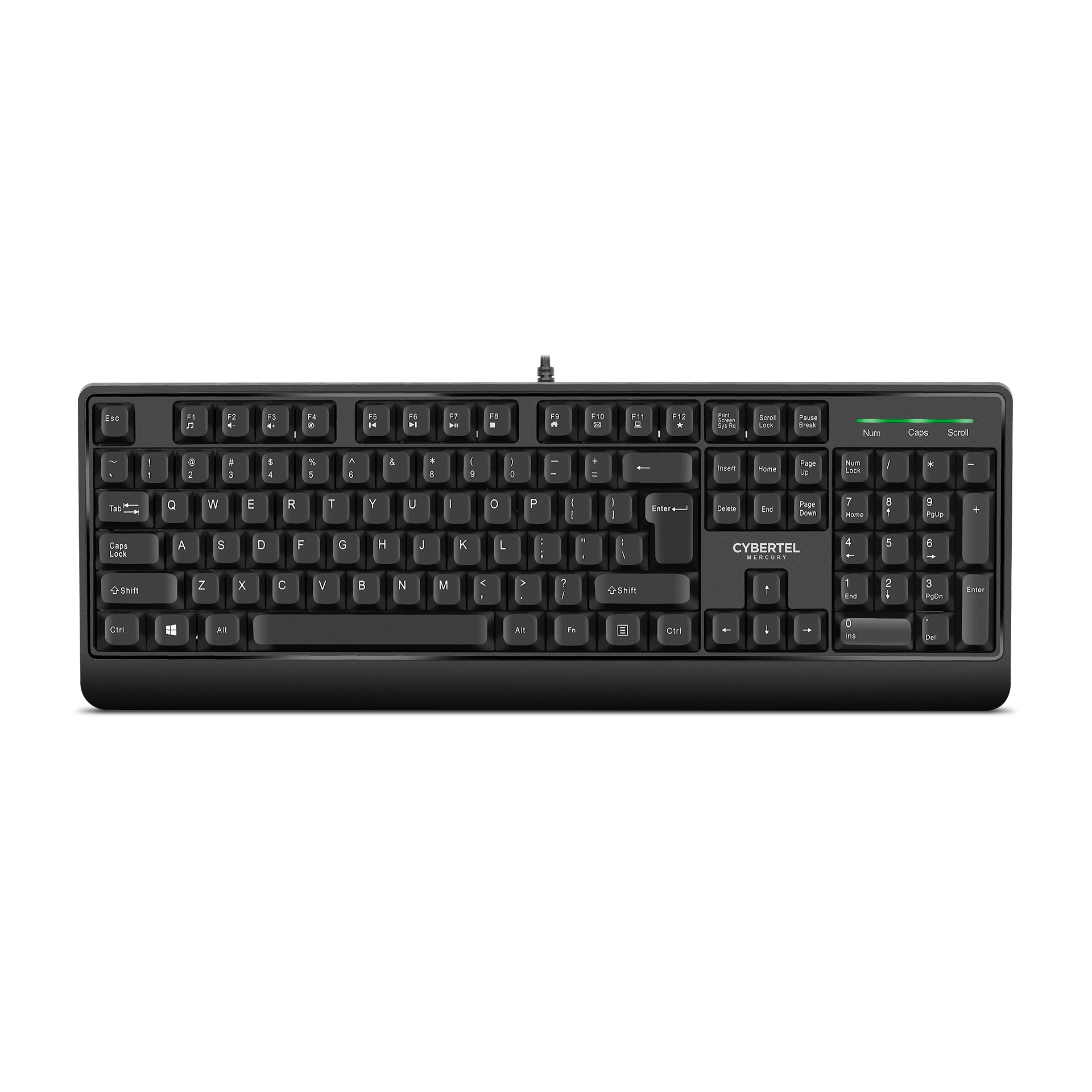 Mercury cyb k201 teclado multimedia usb t/semicurvas cybertel