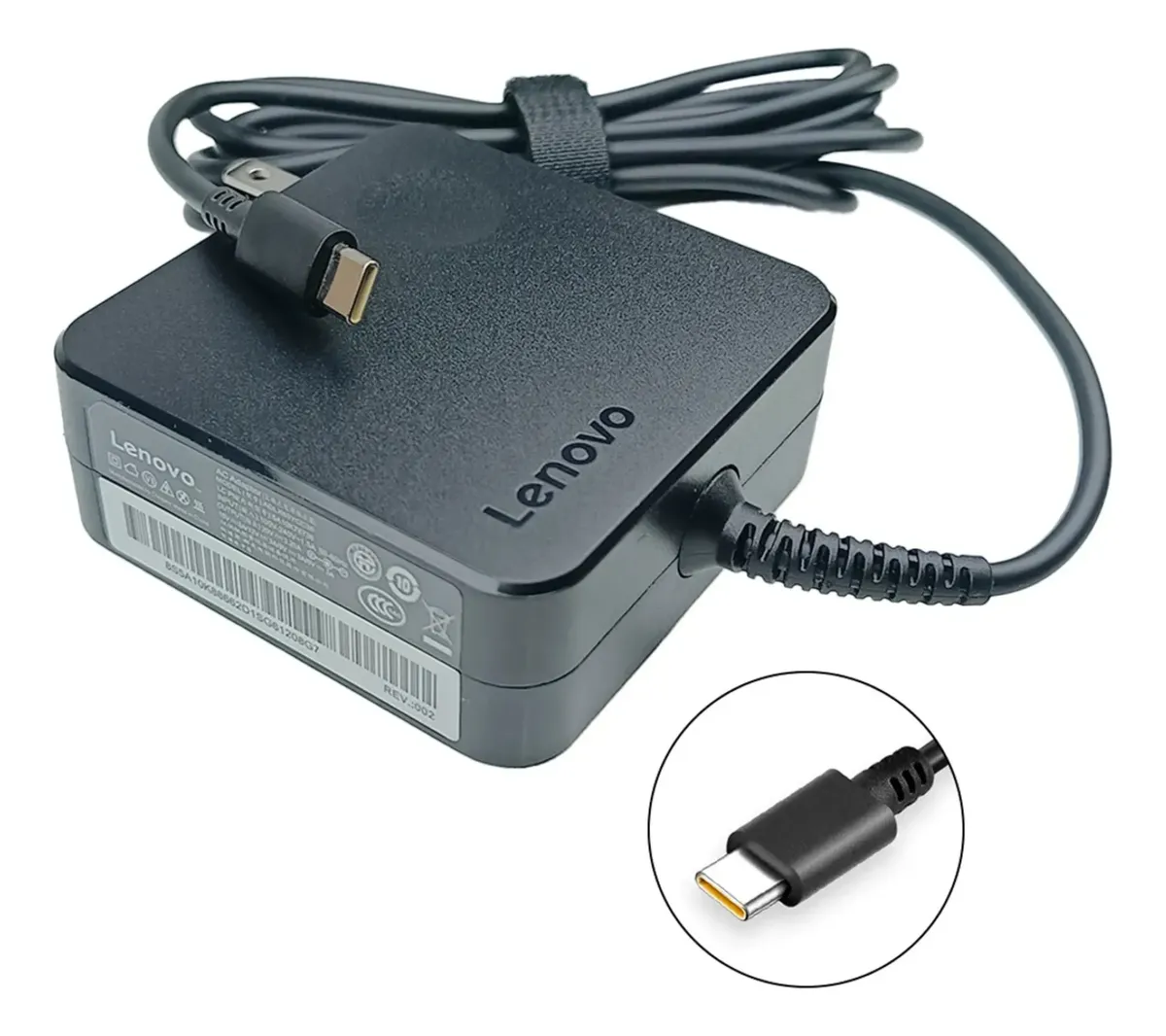 Cargador lenovo tipo-c 65w original (20v 3.25a)
